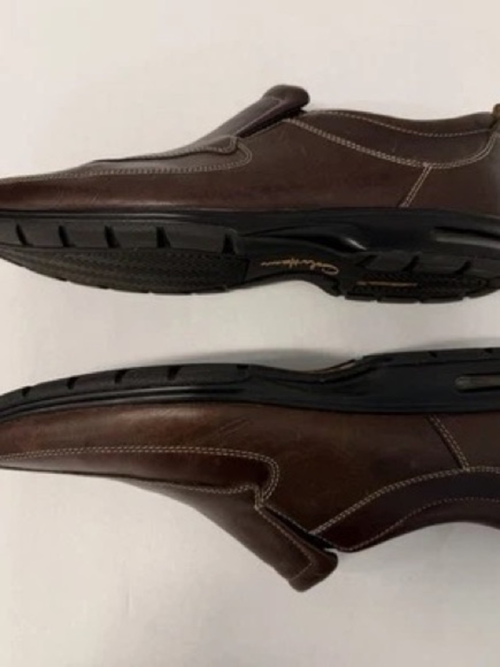 Cole Haan NikeAir Brown Leather Comfort Loafers Slip-On Men's 11.5 Bicycle Toe